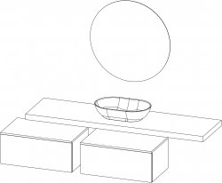 Jazz / kopalniški sestav II / 230 cm
- Ogledalo JAZZ 90
- Umivalnik TITAN Long round
- Pult JAZZ 200
- 2x Viseča omara JAZZ 80 z enim predalom