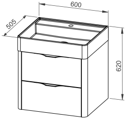 Baza ARDEA 60 s umivaonikom